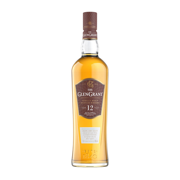 THE GLEN GRANT 12 YEAR OLD SINGLE MALT SCOTCH WHISKY 700ml